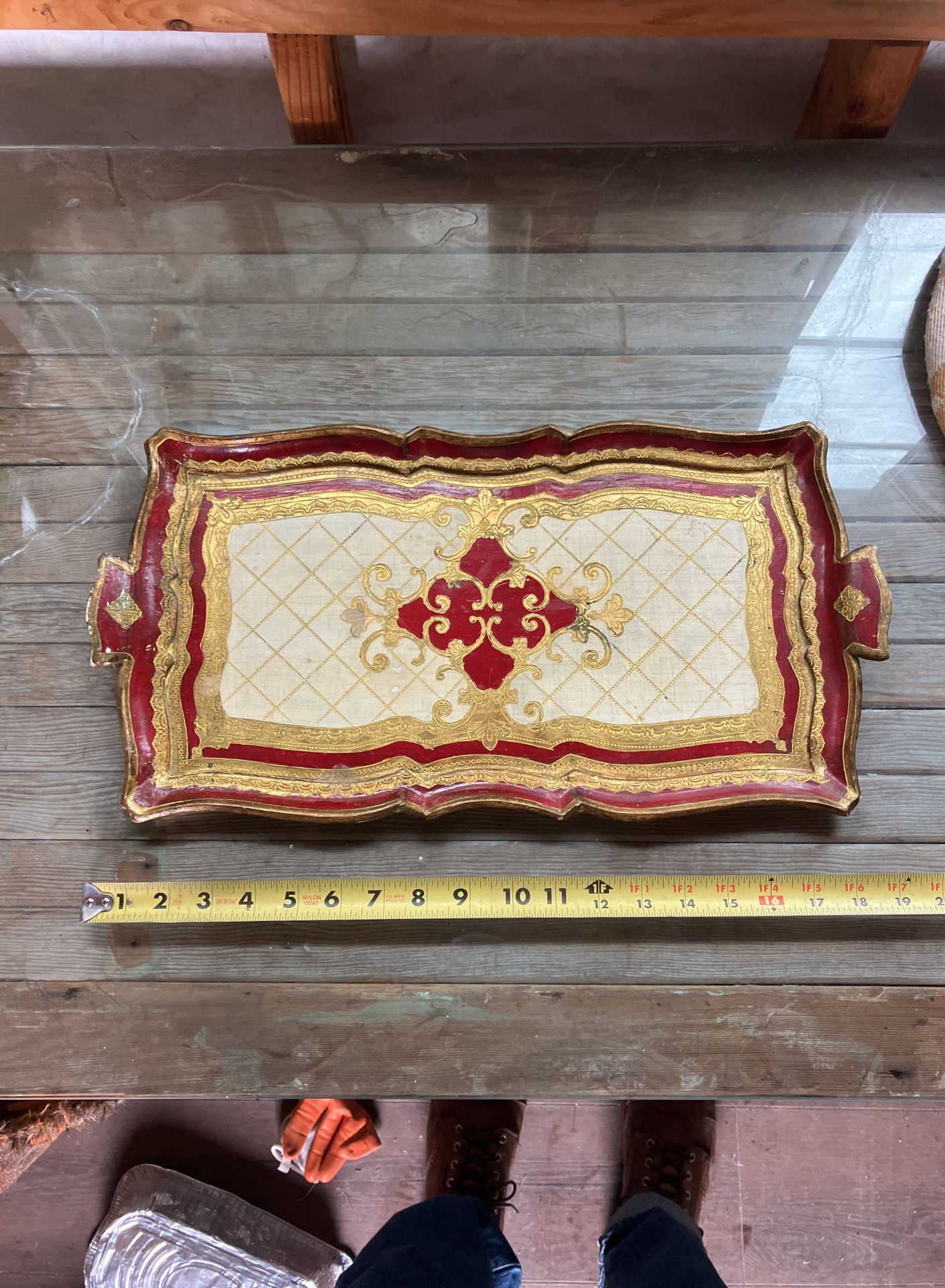 Vintage Wood Tray