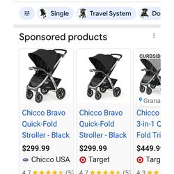 Chicco stroller new each $150