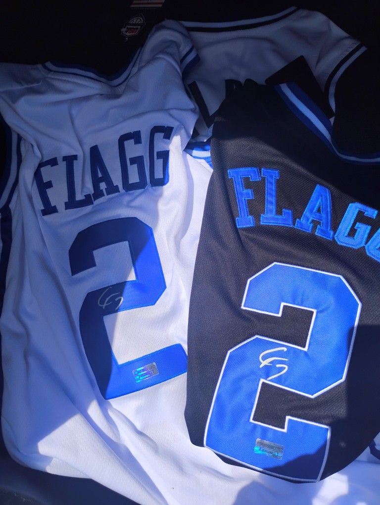 Cooper Flagg Coa Autograph Signed Jersey Duke Blue Devils