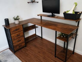 Desk L Shape rustic
