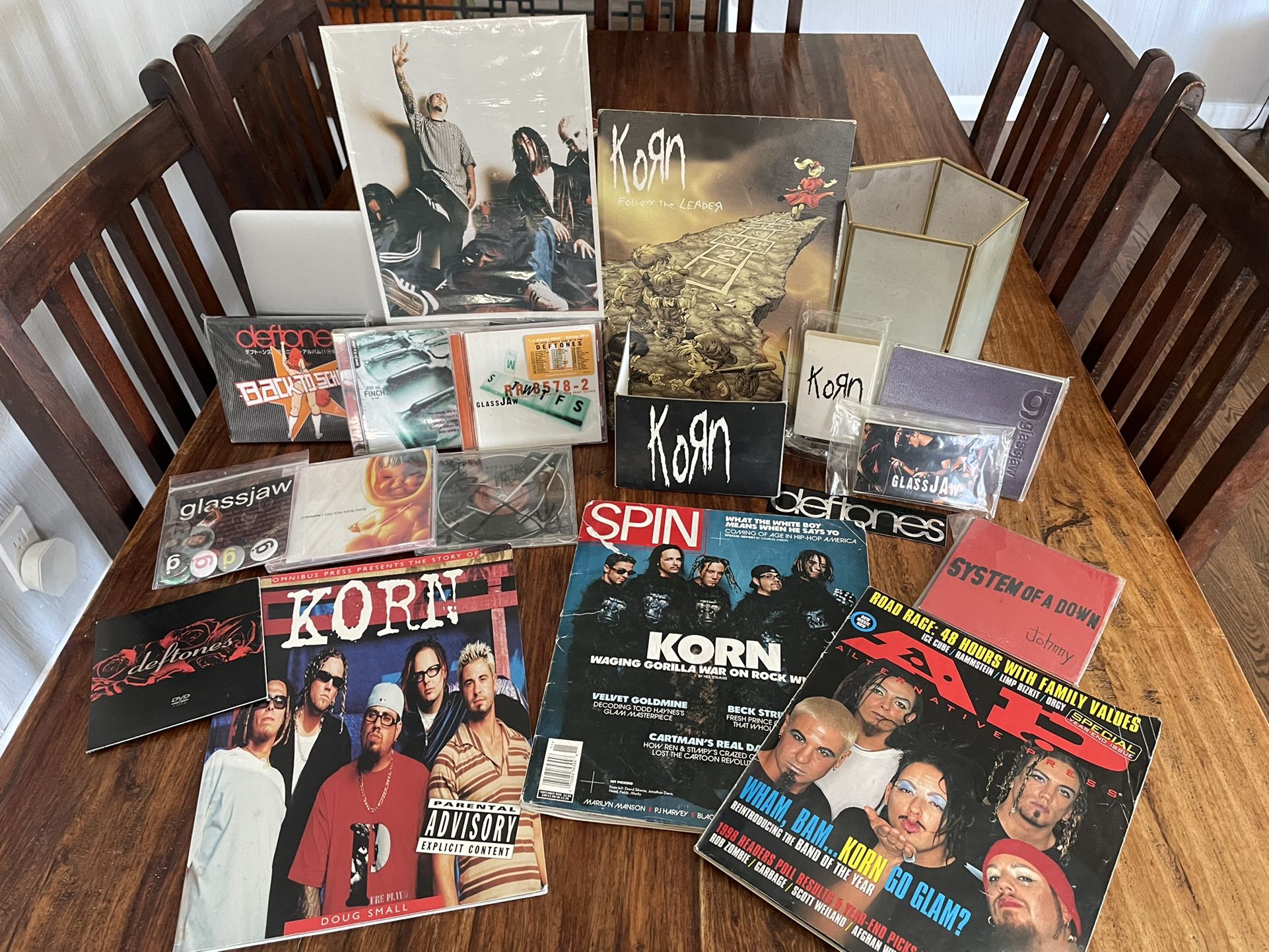 KORN , DEFTONES, GLASSJAW, FINCH, SYSTEM OF A DOWN (see description for details)