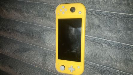 Yellow Nintendo switch