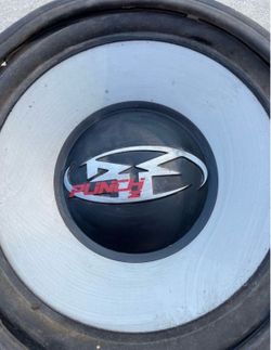 Two Rockford Fosgate Punch Z 12” Subwoofers