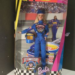 1998  Collector Edition  50th Anniversary NASCAR  Barbie