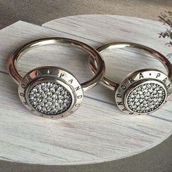 Pandora Signature Ring Sz 7,8