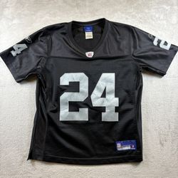 Authentic Oakland Raiders Michael Huff Jersey #24 Reebok Size Small