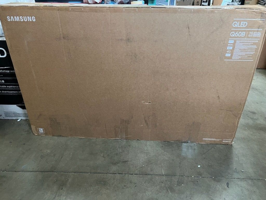 Tv Samsung 75", Q60B Qled 4k, Google, Excellent