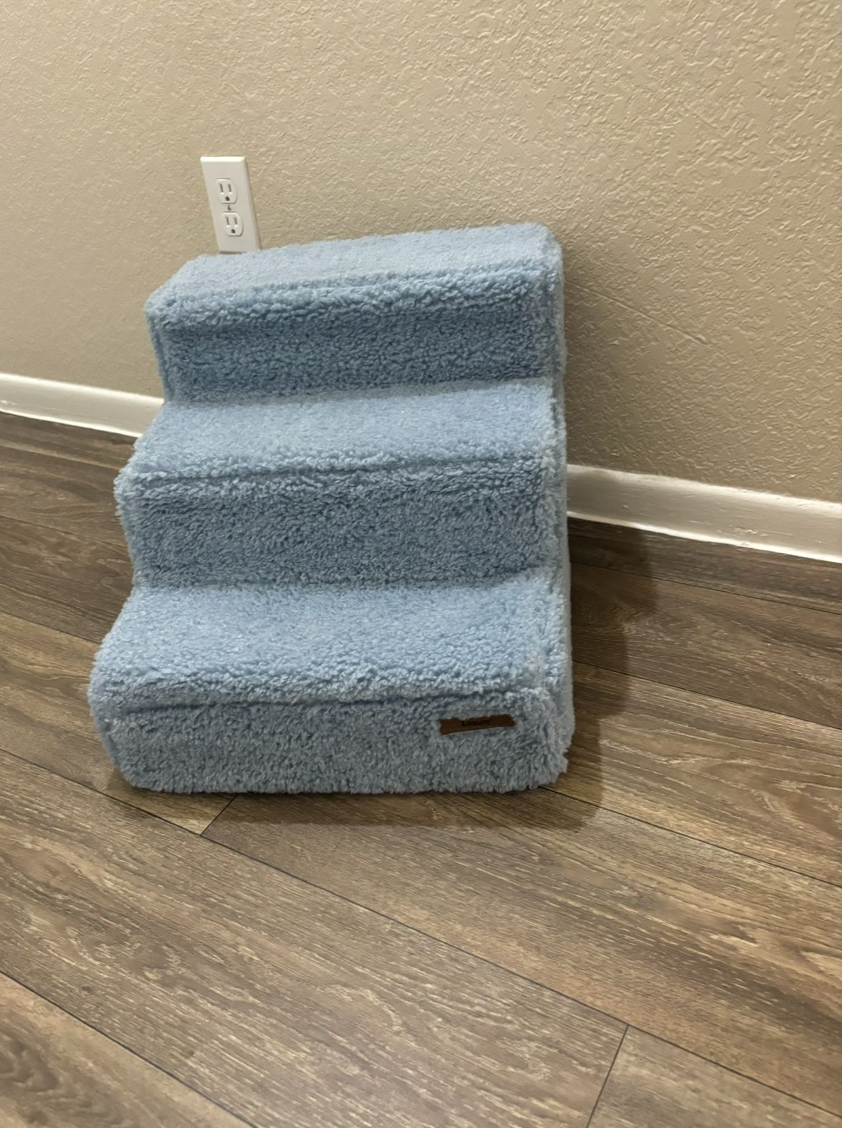 Lesure Dog Stairs for Small Dogs - Pet Stairs for Beds and Couch, Folding Pet Steps with CertiPUR-US Certified Foam for Cat and Doggy, Non-Slip Bottom