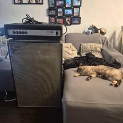 70s Bass Amp Head And Cab