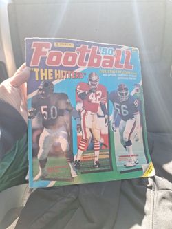 Panini Football '90 "The Hitters" Sticker Album