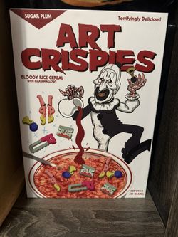 Terrifier Art Crispies Cereal Box