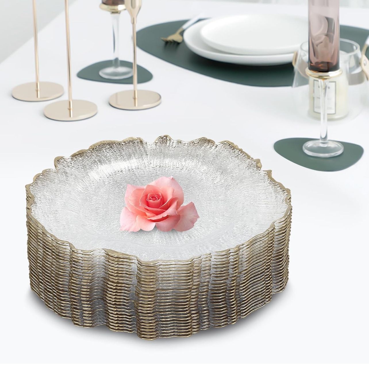 17 Pcs Flower Shaped Decorative
