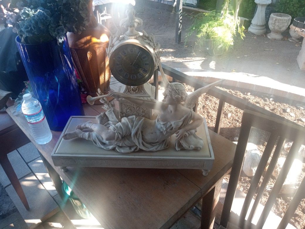 Antique Angel Clock