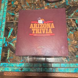 Arizona Trivia - 1000 Fun Filled Questions - Vintage Game from 1985