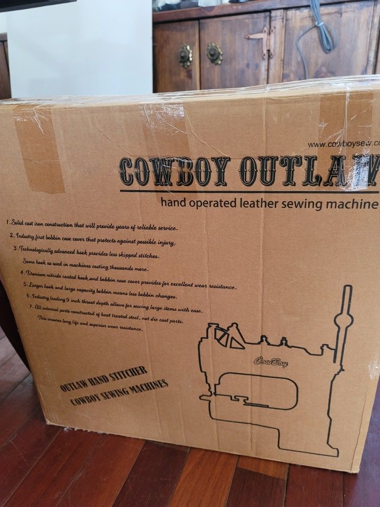 Cowboy Outlaw Sewing Machine