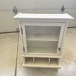 Bathroom Cabinet With Glass Door
