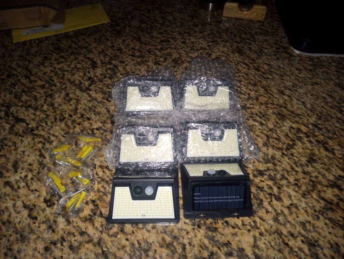 Six Solar Wall Light Batchq