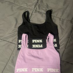 Pink Sport Bras 