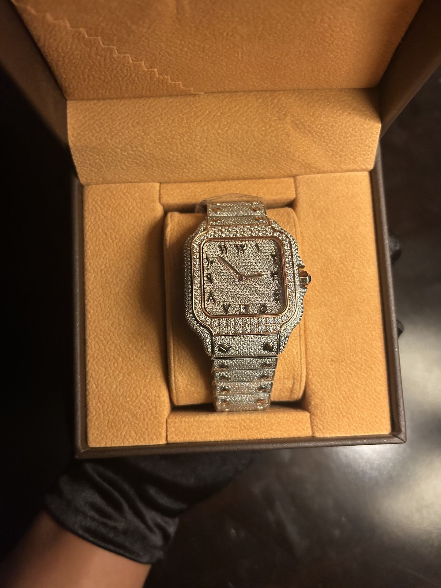 Moissanite VVS Diamond bussdown Watch