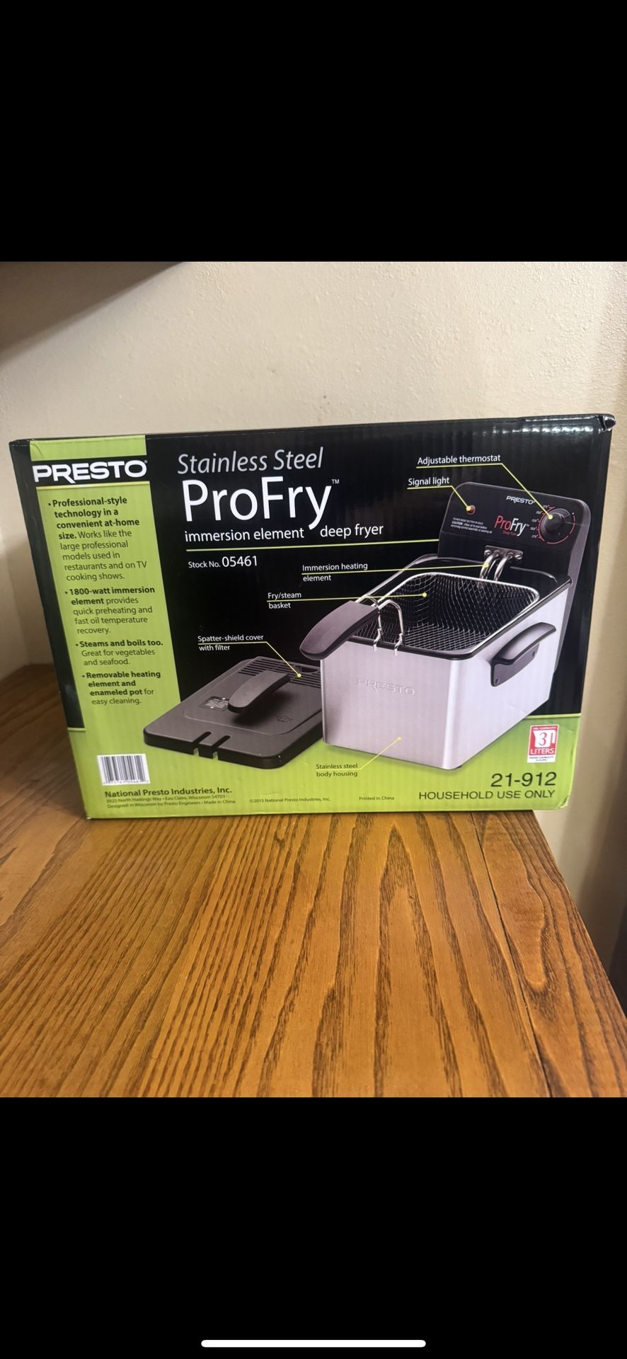 NEW Presto Stainless Steel Pro Fry