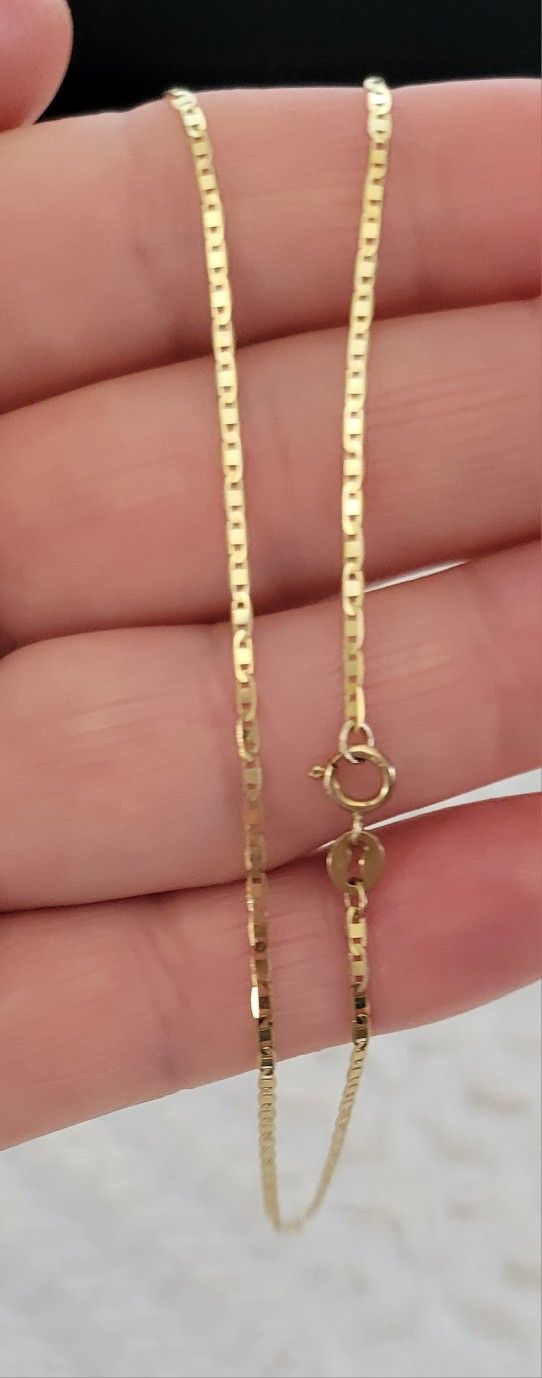 10 Inch Gold Bracelet/ Anklet 10K Gold