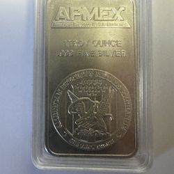 APMEX 1oz .999 Fine Silver Bar