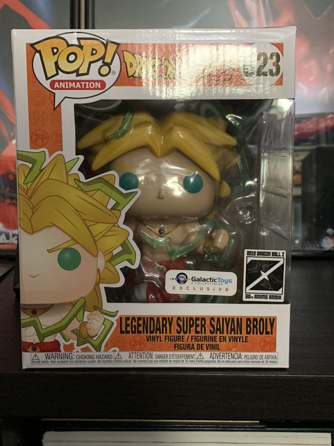 Funko pop 6” Broly galactic toys exclusive