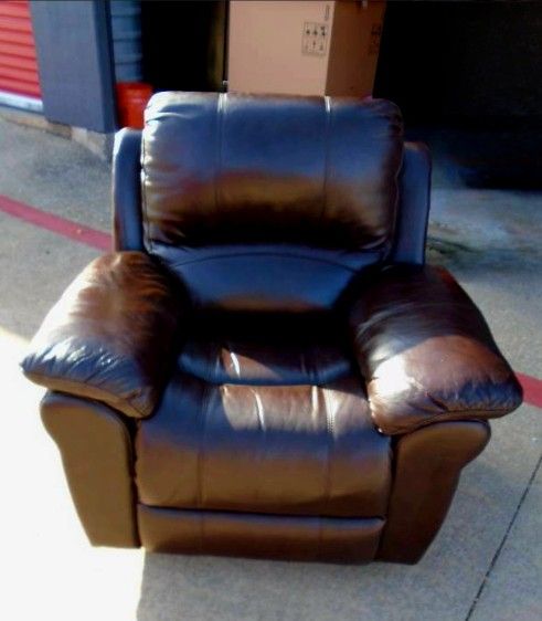 Barcalounger Premium Leather Recliner Rocker