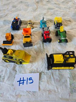 Mixed Lot of 11 Die-Cast Toy Vehicles