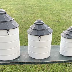  3 pc Silo Canister Set