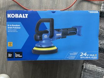 Kobalt 24V Max 6-in Random Orbit Polisher Bundle