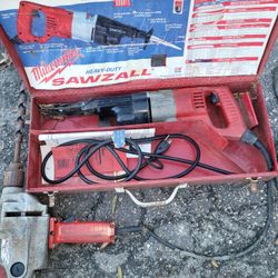 Saw Zall And Milwaukee Drill