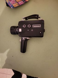 elmo super 106 black camera recorder  vintage