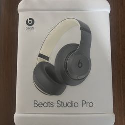 NEW Beats - Studio Pro - Wireless Noise Cancelling Over-the-Ear Headphones  - Gray