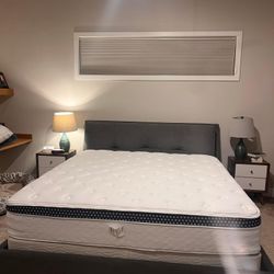 Like New Winkbed Luxury Firm Pillow Top King Mattress