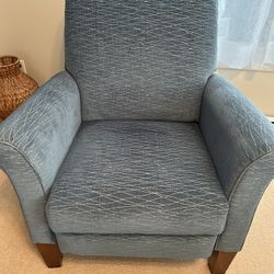 Blue  Recliner Chair