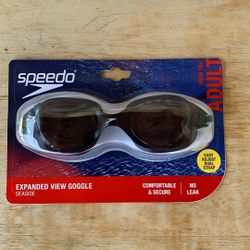 SPEEDO EXPANDED VIEW GOGGLES COMFORTABLE & SECURE SWIMMING GOGGLES $15 RACH