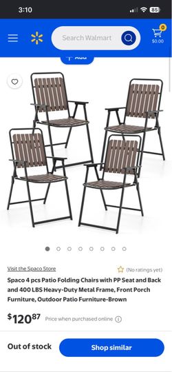 4 Brand new metal chairs 60$