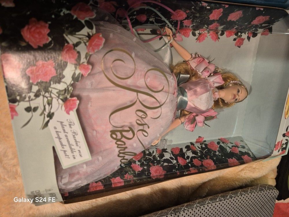 NEW 1998 VINTAGE, by MATTEL #22337, ROSE BARBIE,COLLECTOR EDITION, 1ST IN SERIES +Disney's The Little Mermaid Aqua Fantasy Ariel Doll 1997 Mattel 1782