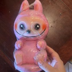 Pink Labubu Piggy Bank Doll