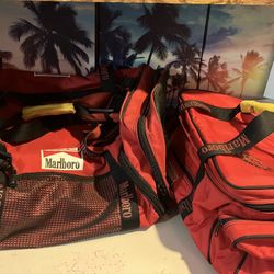 Vintage Marlboro Duffle Bag Set