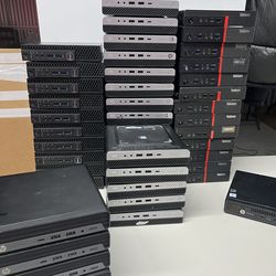 Lot of 46 Micro Desktops mixed Brands Dell Lenovo HP Tested Grade A