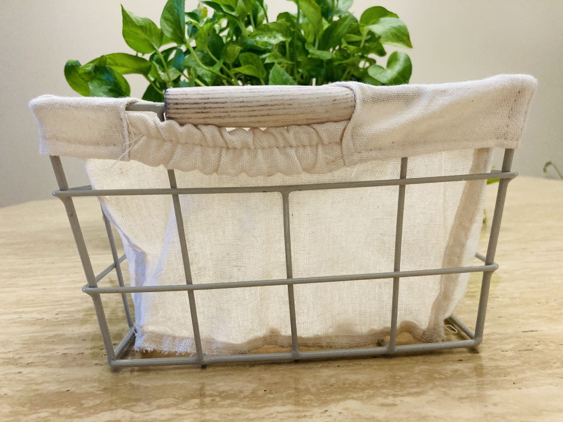 RAE DUNN MASKS Entryway Basket π§Ί
