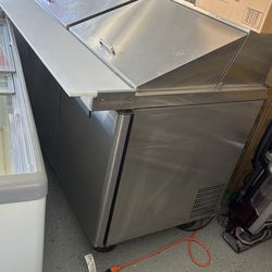 Commercial sandwich Prep Fridge 