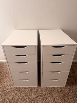 IKEA Alex Drawer Units – Set of 2