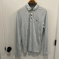Ted baker long  sleeve collared shirt size 4 = Large
