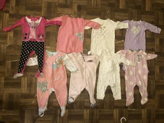 Baby Girl Sleepers Bundle