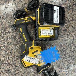 Dewalt 20v Compact Reciprocating Saw w/Battery+Charger