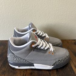 Jordan 3 Cool Grey Size 6.5y