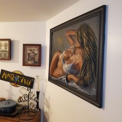 3D Painting Made Of Leather 